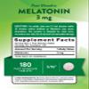 Nature's Truth Melatonin 3mg Fast Dissolve Tablets | 180 Count | Natural Berry Flavor | Vegan, Non-GMO & Gluten Free Supplement view 2