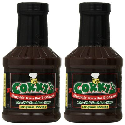 Corky's Memphis' Own Bar-B-Que Sauce- Original (Pack of 2)