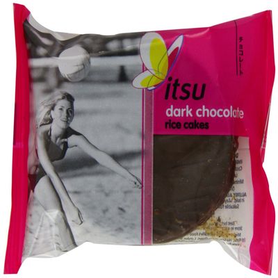 Itsu Dark Chocolate Rice Cakes (50g) - Pack of 2