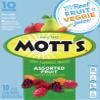 Mott's Fruit Flavored Snacks, Assorted Fruit, Gluten Free Snack, 10 Ct, 8 oz view 4