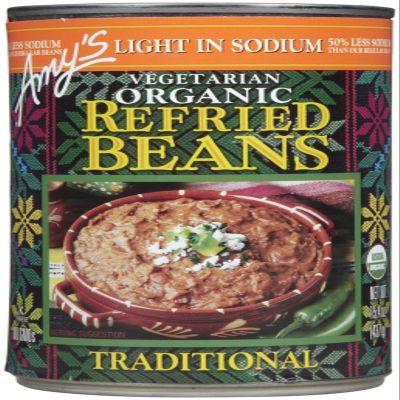 Amy's Beans Refried Traditional Low Sodium Organic, 15.4 Ounce