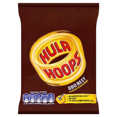 KP Hula Hoops - BBQ Beef (34g) - Pack of 2