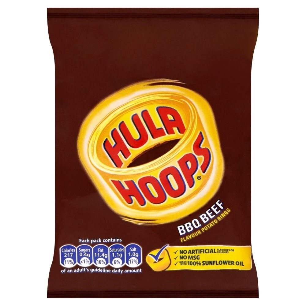 KP Hula Hoops - BBQ Beef (34g) - Pack of 2
