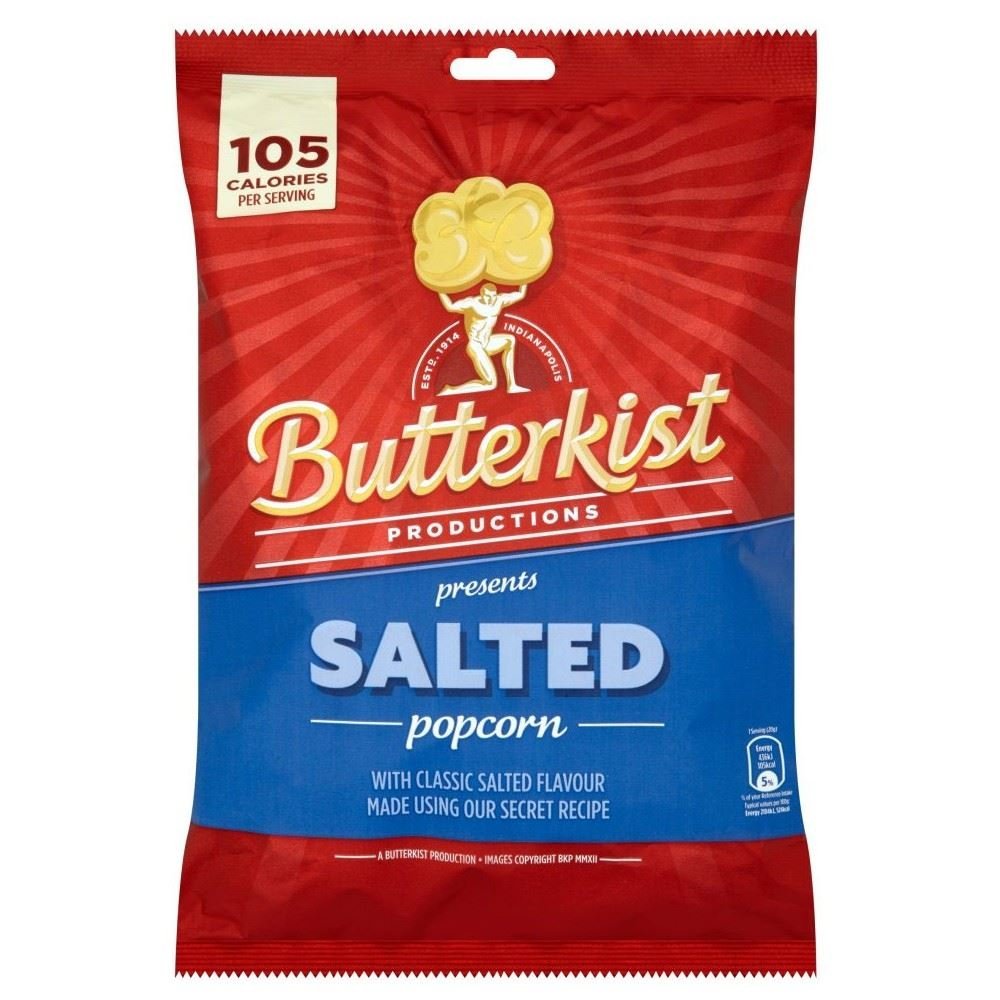 Butterkist Popcorn - Salted (80g) - Pack of 2