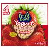 Fruit Bowl Fruit Flakes Strawberry with a Yogurt Coating (4x25g) - Pack of 2 view 1
