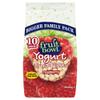 Fruit Bowl Fruit Flakes Raspberry with a Yogurt Coating (10x25g) - Pack of 2 view 1