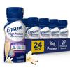 Ensure High Protein Vanilla Nutrition Shake with Fiber, Ready to Drink, 16g Protein and 27 Vitamins and Minerals, 8 fl oz, 24 Pack view 1
