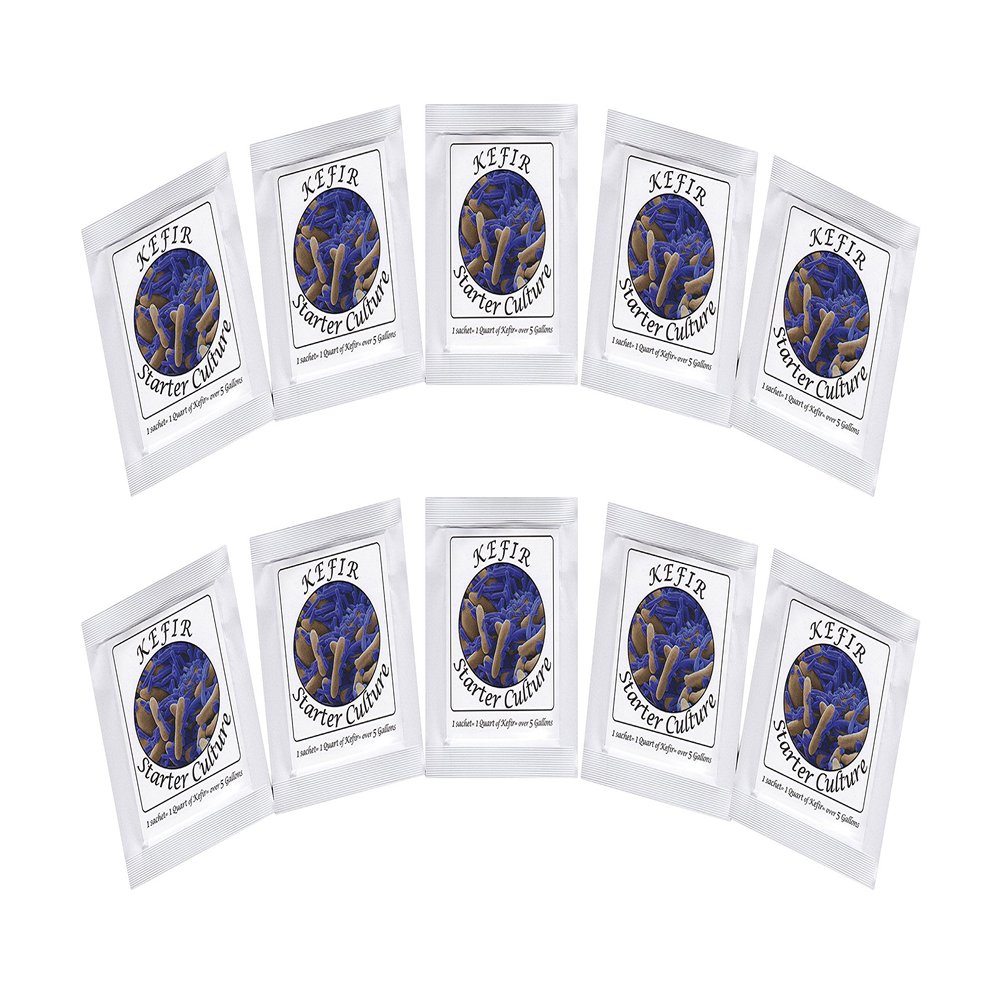 Kefir Starter Culture - Pack of 10 Freeze Dried Sachets (10)
