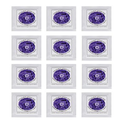 Yogurt Starter Cultures - Pack of 12 Freeze-dried Culture Sachets for Authentic Bulgarian Yogurt (12)