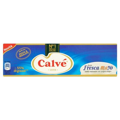 Calv: "Bont Fresca May" Italian Mayonnaise with Low-fat Yoghurt * 5.07 Fluid Ounce (150ml) Package * [ Italian Import ]