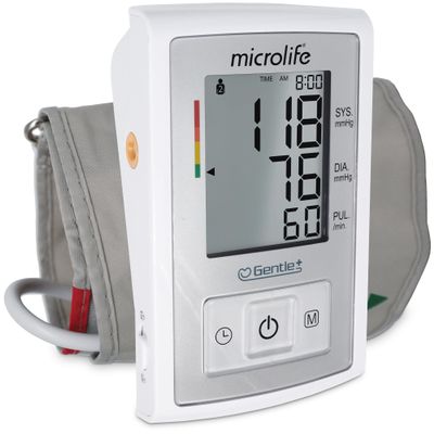 Microlife Series 500 Automatic Upper Arm Blood Pressure Monitor for 2 Users, Stores Up to 198 Results, Wide-Range Cuff Fits Adult Arms <16.5 in (Size M L), Smart Tracking Software