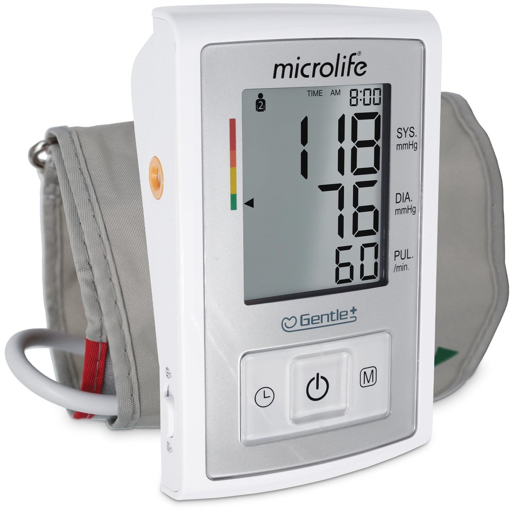 Microlife Series 500 Automatic Upper Arm Blood Pressure Monitor for 2 Users, Stores Up to 198 Results, Wide-Range Cuff Fits Adult Arms <16.5 in (Size M  L), Smart Tracking Software