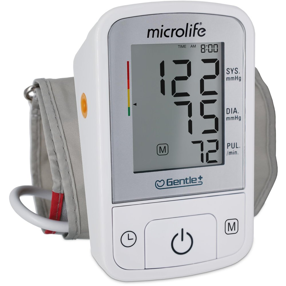 Microlife BPM2 Automatic Digital Upper Arm Blood Pressure Monitor, Wide-Range Cuff Fits Most (Medium Large up to 16.5 in), Stores 60 Results