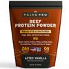 Paleo Pro 26G Beef Protein Powder - Grass Fed Protein Powder Isolate - Pure Animal Based Pastured & Cage-Free | Dairy & Gluten Free, Natural & Clean Proteins for Paleo & Keto - 15 Days Supply Vanilla view 1