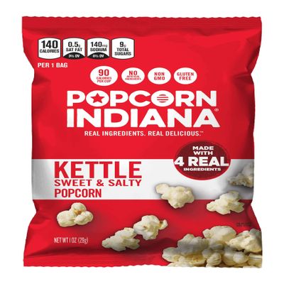Popcorn Indiana Original Kettle Corn, 1 Ounce , Pack of 96