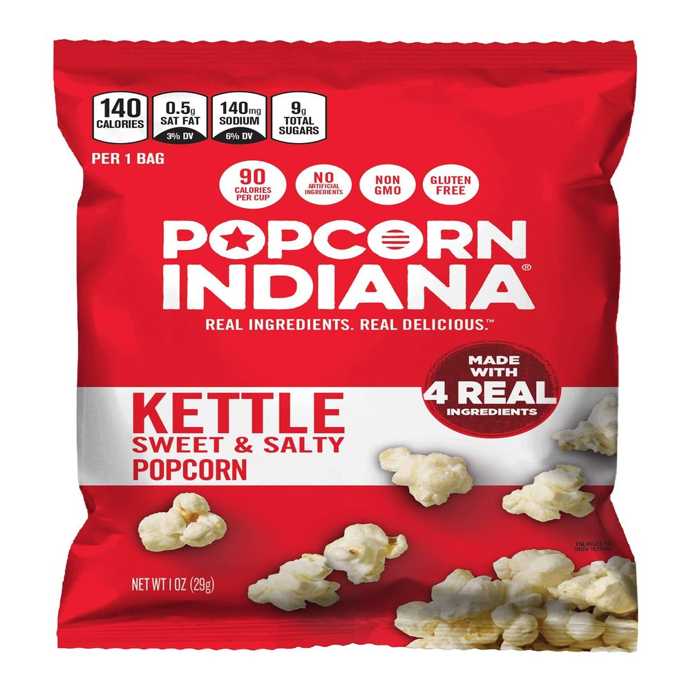 Popcorn Indiana Original Kettle Corn, 1 Ounce , Pack of 96