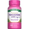 Nature's Truth Fenugreek 2000 mg Supplements, 100 Count (Pack of 1) view 1