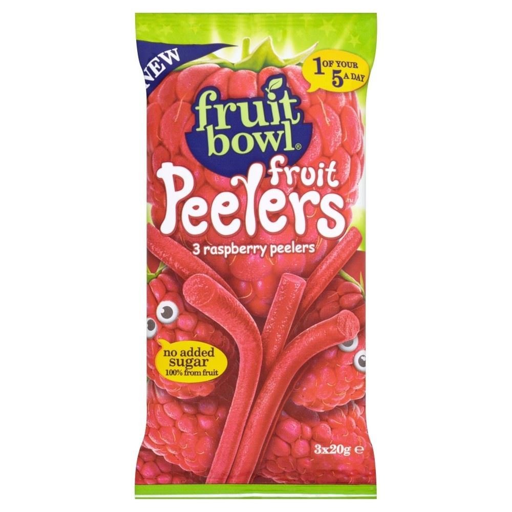 Fruit Bowl Fruit Peelers Raspberry (3x20g) - Pack of 6