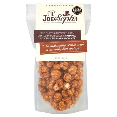 Joe & Seph's Popcorn - Caramel & Belgian Chocolate (90g) - Pack of 6