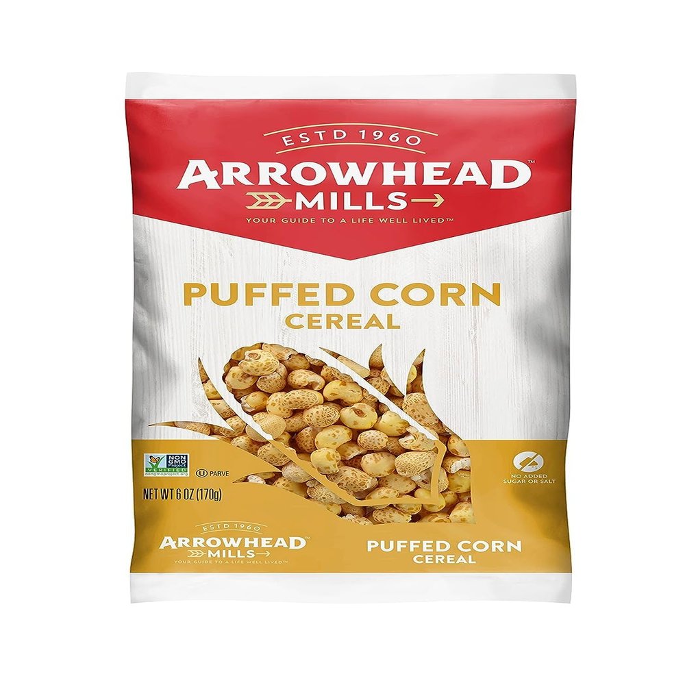 Arrowhead Mills Puffed Corn Cereal, 6 oz, (Pack of 12)