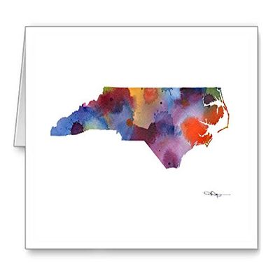 DJ Rogers Fine Art North Carolina - Set of 10 Note Cards With Envelopes