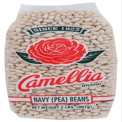 Camellia Brand Navy Pea Beans Dry Bean, 2 Pound Bag
