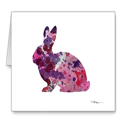 DJ Rogers Fine Art Rabbit - Set of 10 Note Cards With Envelopes