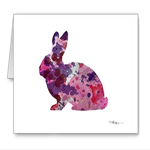 DJ Rogers Fine Art Rabbit - Set of 10 Note Cards With Envelopes
