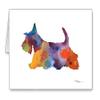 DJ Rogers Fine Art Scottish Terrier - Set of 10 Note Cards With Envelopes view 1