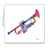 DJ Rogers Fine Art Trumpet - Set of 10 Note Cards With Envelopes view 1