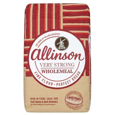 Allinson Very Strong Wholemeal Bread Flour (1.5Kg) - Pack of 2