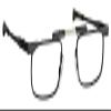 SlimFold Reading Glasses by Kanda of Japan Model 1 Color Black Strength +1.00 view 1