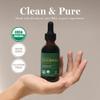 Global Healing Center - USDA Organic Vitamin D3 5000IU Liquid Supplement Drops for Women & Men - Non-GMO Helps Support Bones & Immune System, Vegan-Friendly Formula Delivers Active Form of Vitamin D view 4