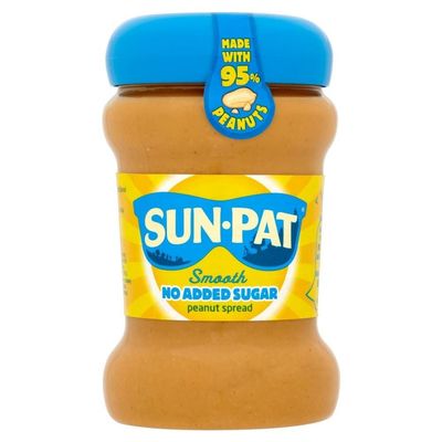 Sun-Pat No Added Sugar Smooth Peanut Spread (340g) - Pack of 2
