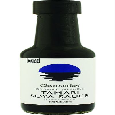 Clearspring Organic Japanese Tamari Double Strength Soy Sauce Wheat-Free (150ml) - Pack of 2