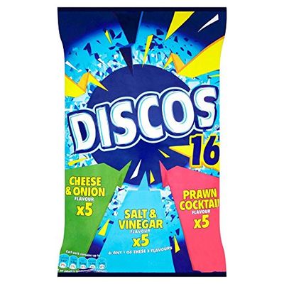 Discos Crisps Variety Pack 16 x 28g Bags