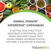 NaturesPlus Animal Parade KidGreenz, Tropical Fruit Flavor - 90 Animal-Shaped, Chewable Tablets - Pack of 2 - With Broccoli & Spinach - Vegetarian, Gluten Free - 180 Total Servings view 3