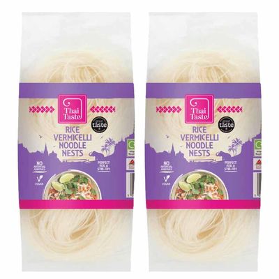 Thai Taste Rice Vermicelli Noodles Nests (200g) - Pack of 2