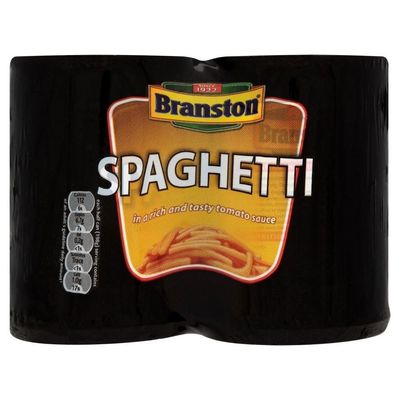 Branston Spaghetti in Tomato Sauce (4x395g) - Pack of 2