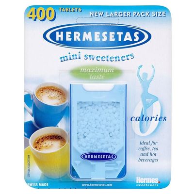 Hermesetas Mini Sweeteners (400 per pack) - Pack of 2