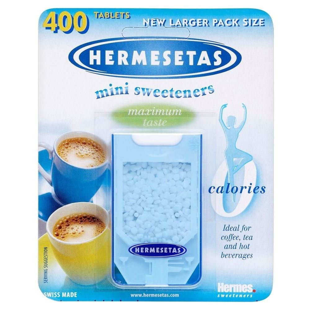 Hermesetas Mini Sweeteners (400 per pack) - Pack of 2