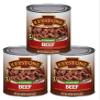 Keystone Meats All Natural Heat and Serve Canned Beef 28 oz Fully Cooked Canned Meat Ready to Eat 5-Year Shelf Life Pantry Staple for Everyday Meals, Emergency Survival Food Made in USA Pack of 3 view 1