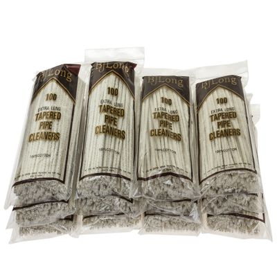 Bj Long Extra Long Tapered Pipe Cleaners 100 Count - 12 Pack TP-1422
