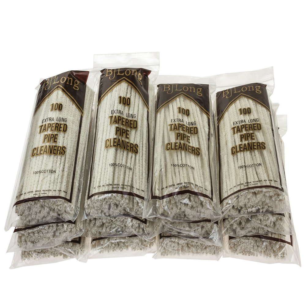 Bj Long Extra Long Tapered Pipe Cleaners 100 Count - 12 Pack TP-1422