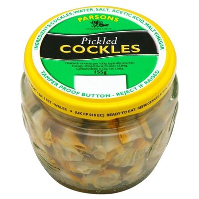 Parsons Welsh Pickled Cockles (155g) - Pack of 2