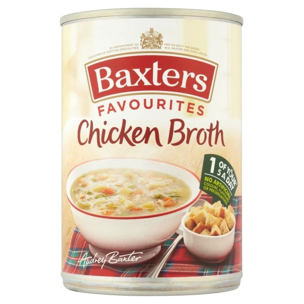Baxters Favourites Chicken Broth Soup (400g) - Pack of 2