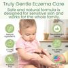 TruKid Natural Eczema Cream for Kids, Toddlers & Babies, NEA-Accepted for Eczema, Safe for Sensitive Skin on Face, Body, & Hands, Unscented, Hydrates & Moisturizes Irritated & Itchy Skin, 3.4oz view 2