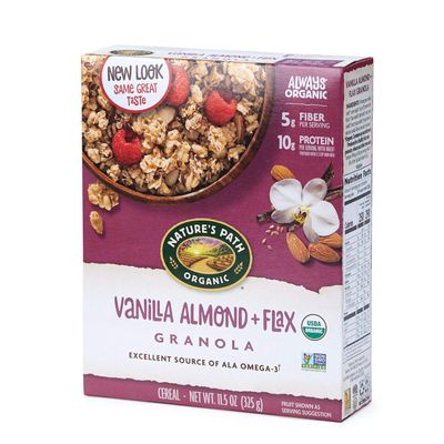 Nature's Path Organic Vanilla Almond + Flax Granola, 11.5 Ounce, Non GMO