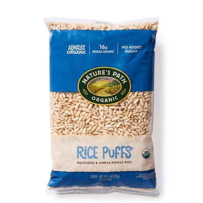 Natures Path Rice Puffs Cereal, Healthy, Organic, Gluten-Free, Low-Sugar, 6 Ounce Bag