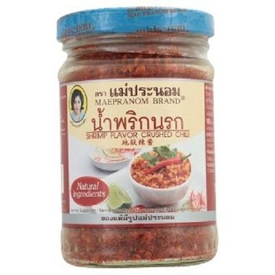 6 X Shrimp Flavor Crushed Chili (Maepranom Brand) 134 G. Whole Sale andpng